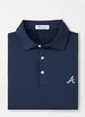 Atlanta Braves Solid Performance Jersey Polo | Peter Millar