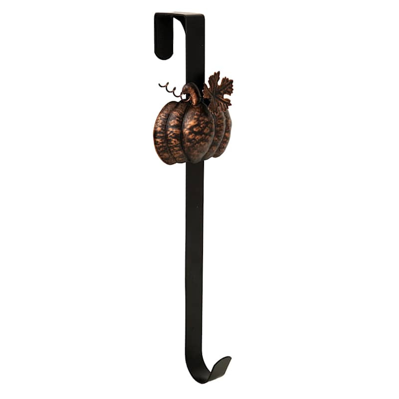 Brown Pumpkin Wreath Hanger, 15" | At Home