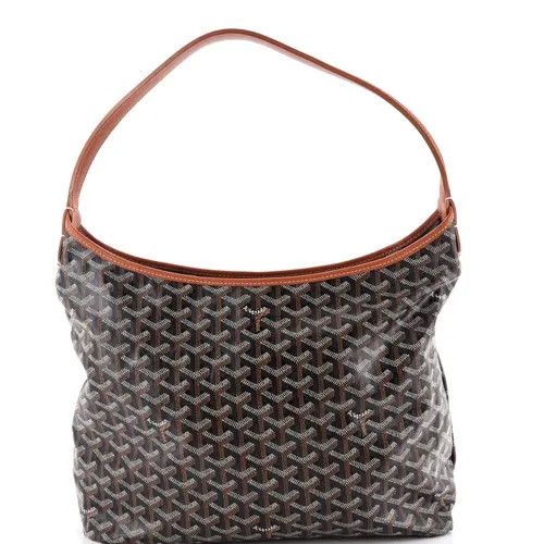 Pre-Owned Goyard Boheme Hobo Coated Canvas in Brown at Nordstrom, Size Medium | Nordstrom