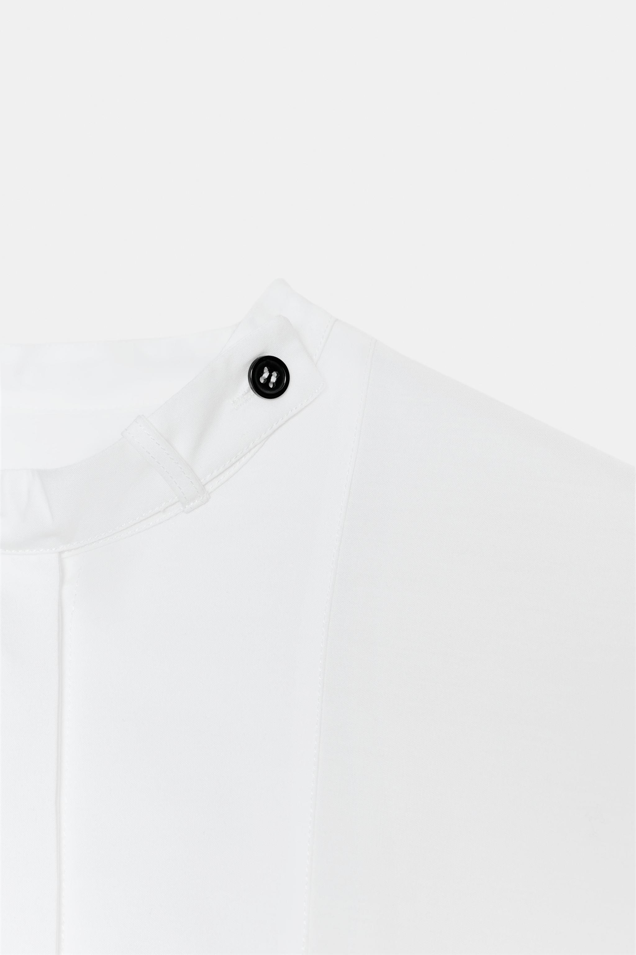ZW COLLECTION OVERSIZED POPLIN SHIRT | Zara US