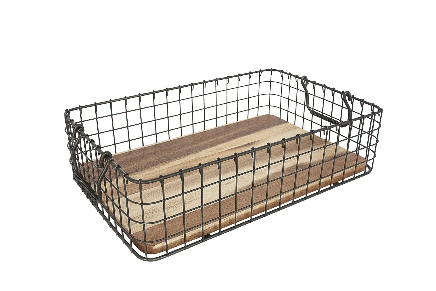 Better Homes & Gardens Wire Rectangle Serving Tray, 16 in L x 10.38 in W , Gray - Walmart.com | Walmart (US)