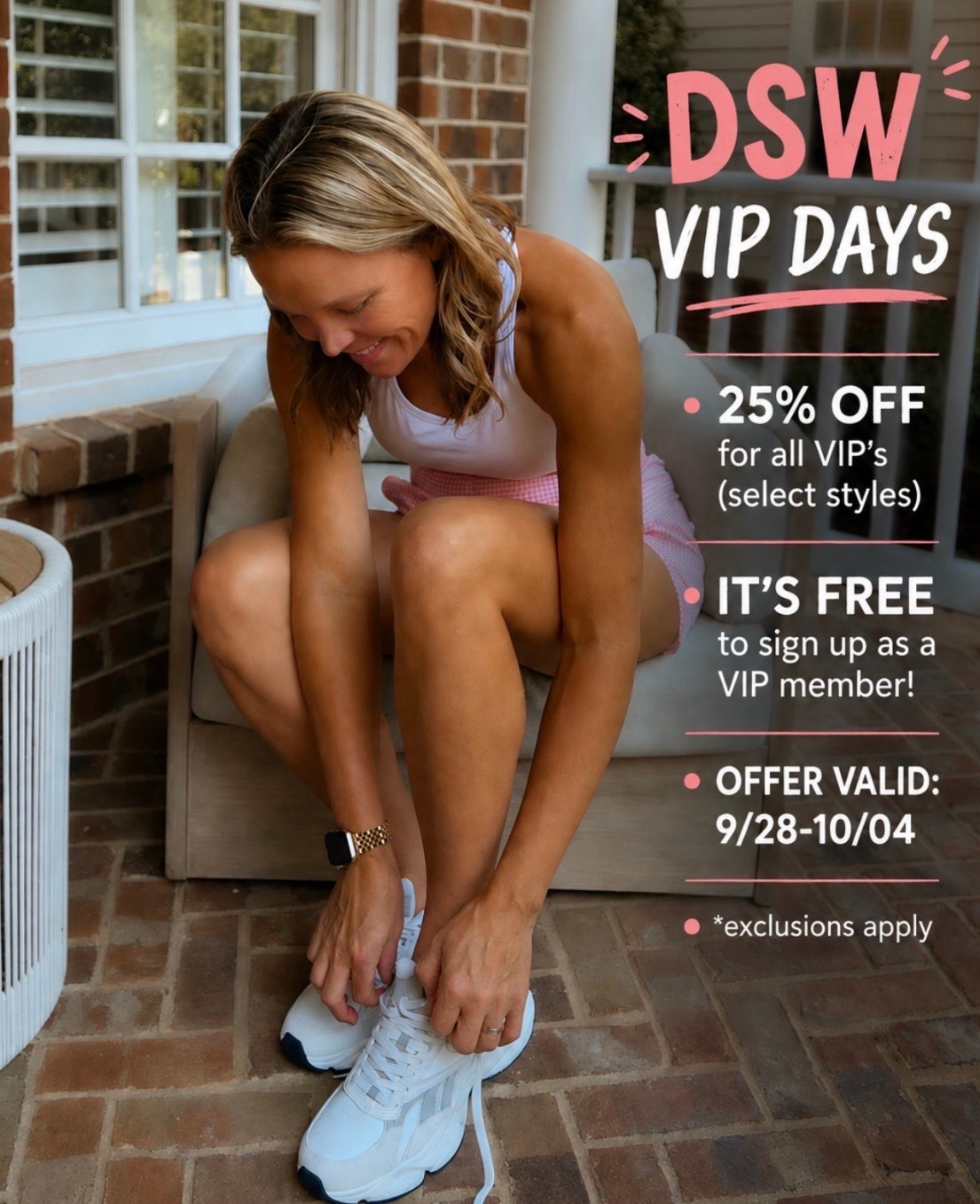 The shoes I'll be living in this fall... and they're on
SALE.
DSW VIP Days are here! VIP members can take 25% off, making it the perfect excuse to grab a new pair for fall. And if you're not a VIP yet, it's FREE to sign up!
DSW VIP Days
	•	﻿﻿25% Off for all VIP's
	•	﻿﻿It's free to sign up as a VIP member!
	•	﻿﻿Offer valid: 9/28-10/04
	•	﻿﻿*exclusions apply
	•	Code VIPBUDDY
Shop my picks at @dsw!
#ad #MyDSW @DSW

#LTKootd #LTKSaleAlert #LTKActive