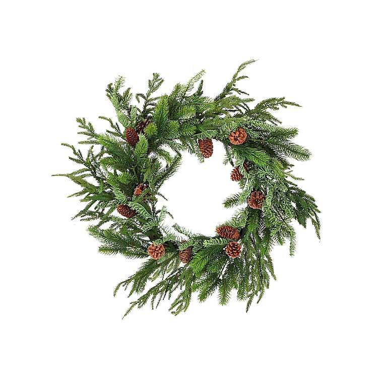 Real-Touch Norfolk Pinecone Wreath | Kirkland's Home