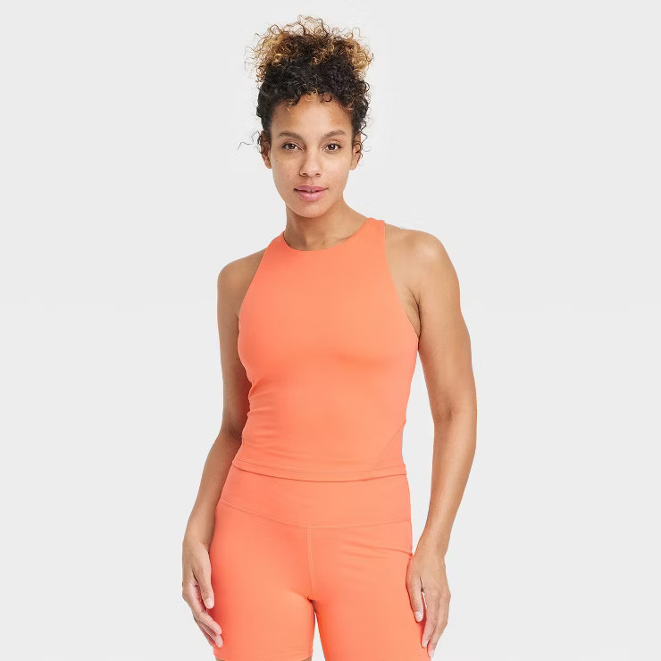 Women's Cropped Shelf Tank Bra - All in Motion™ | Target