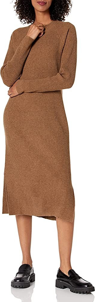 The Drop Women's Renata Rib Midi Dress | Amazon (US)