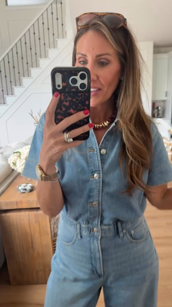 The denim barrel leg jumpsuit from @Spanx is such a fun take on fall denim, and it’s on sale right now! I’m wearing a size medium and love the relaxed barrel leg shape for an easy one piece outfit you can style with flats, sneakers, or boots.

Spanx jumpsuit, denim jumpsuit, barrel leg jumpsuit, Spanx sale, fall denim, fall outfit idea, one piece outfit, casual fall style, themominstyle

#LTKdayinmylife #LTKgrwm #LTKootd