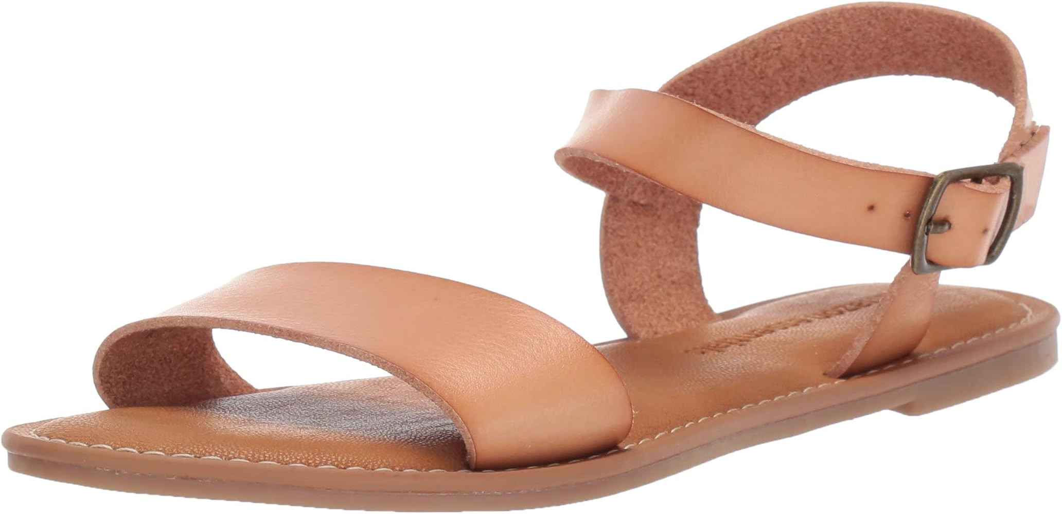 Amazon Essentials Women's Open Toe Buckle Ankle Strap Slingback Sandals | Amazon (US)