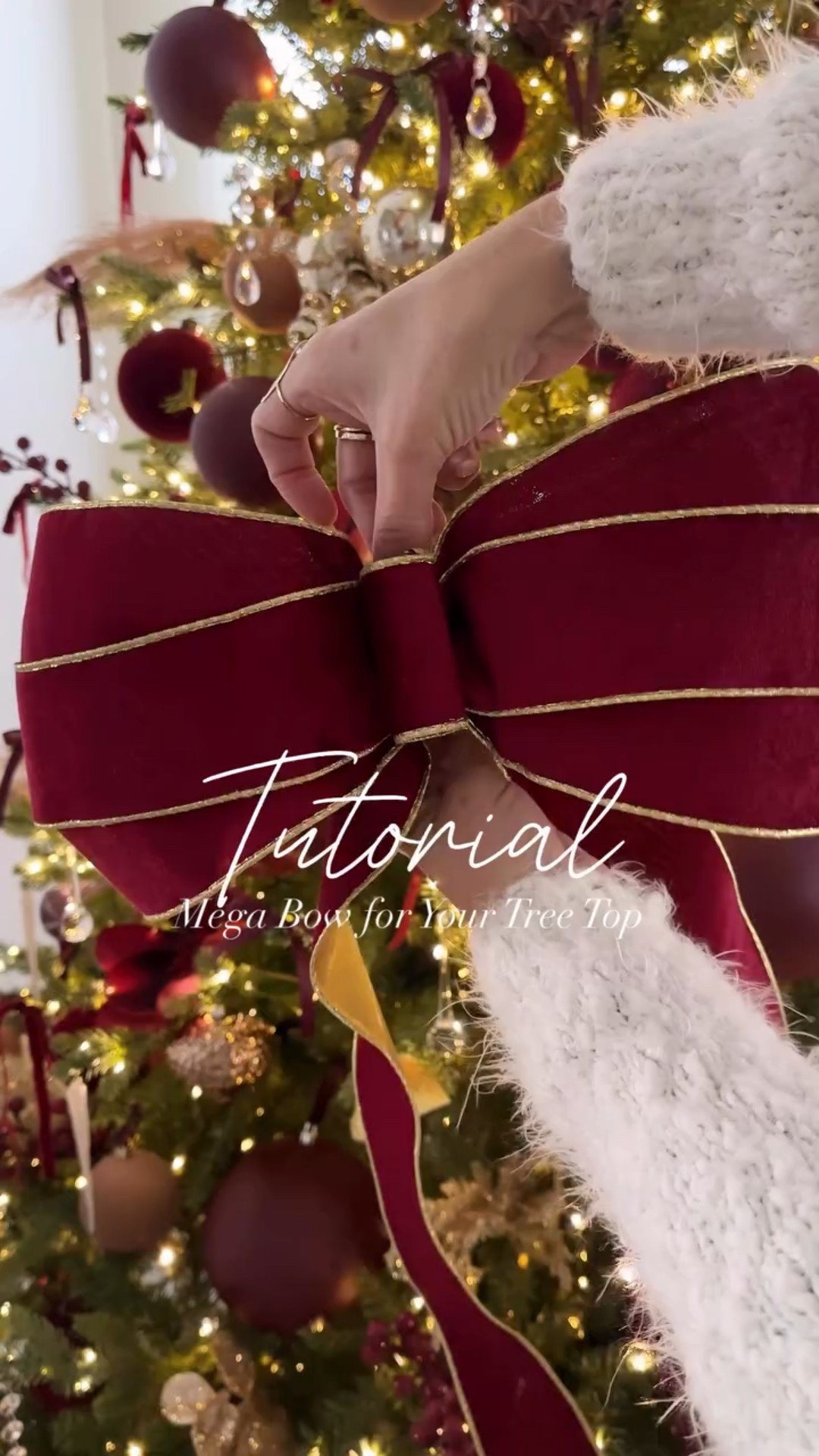 Tutorial - How to make the perfect 3D Mega Bow 🎀✨

This glam, fluffy 3-loop bow looks like a designer topper — and it’s SO easy to make with Amazon ribbon.
Comment SHOP and I’ll DM you the link 🎀✨

Follow me for more Christmas decor ideas 🤍
@camilaestrella.lifestyle

✨ Save this reel so you don’t forget the steps
✨ Comment SHOP for the ribbon link
✨ Share with someone decorating their tree 🎄

how to make the perfect bow
3d mega bow tutorial
big christmas bow diy
christmas tree topper bow
amazon ribbon tutorial
glam bow step by step
holiday decor 2025
luxury christmas tree ideas
viral bow tutorial
christmas tree diy topper
easy glam bow
mega bow for tree top
ribbon tutorial 2025
christmas home styling
amazon christmas finds
glam holiday aesthetic
elegant christmas decor
luxury home decor ideas
christmas bow hack

#christmasdecor #christmastree #christmas2025 #holidaydecorideas #amazonfinds

#LTKHome #LTKHoliday #LTKGiftGuide