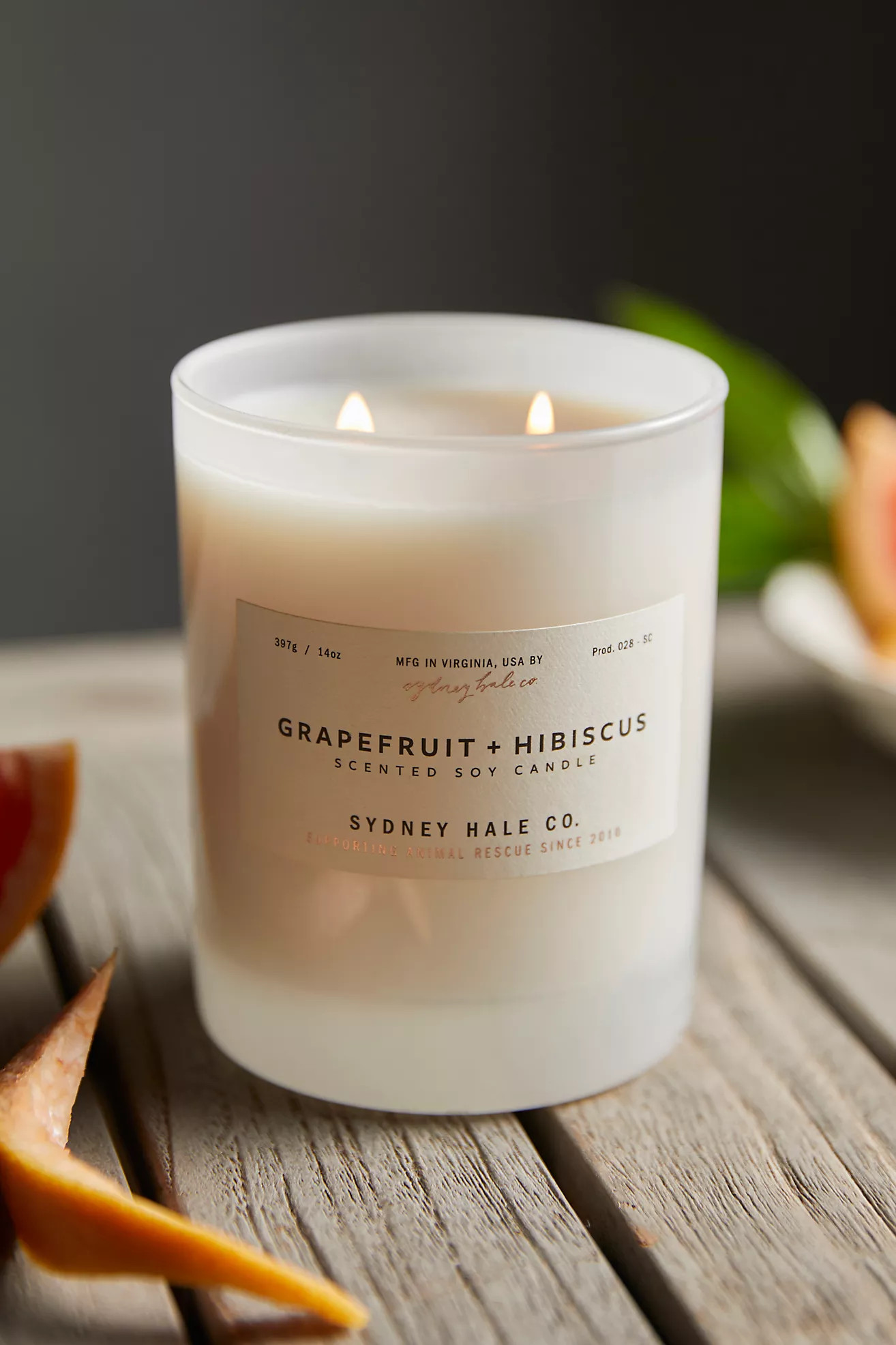 Sydney Hale Candle, Grapefruit Hibiscus | Anthropologie (US)