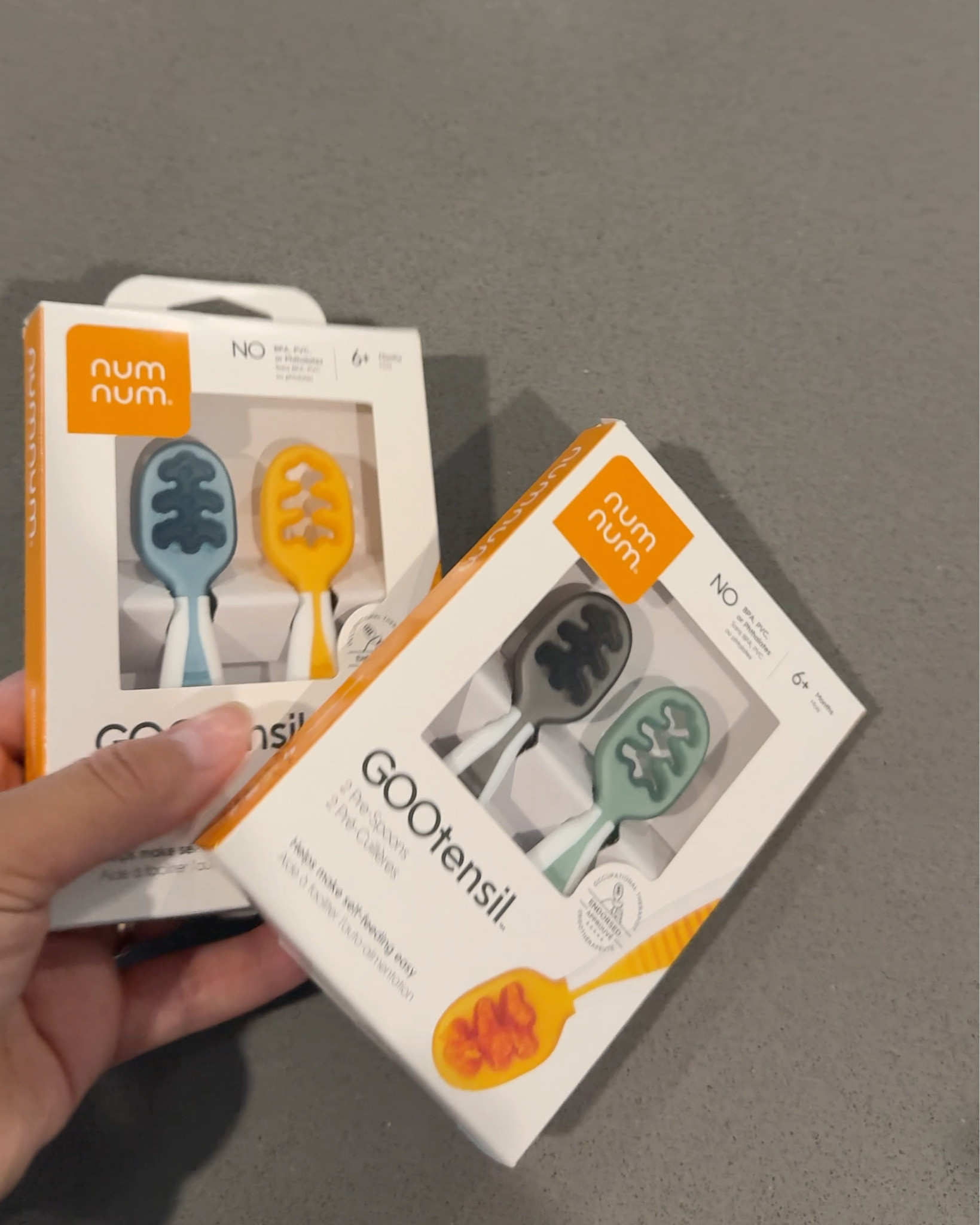 Starting solids with my 5.5m old and saw a lot of good recommendations for these little spoons for easy grip and texture exploration! 
Lets just say we are not a fan of sweet potatoes yet 🙃 🍴

#LTKFamily #LTKKids #LTKBaby