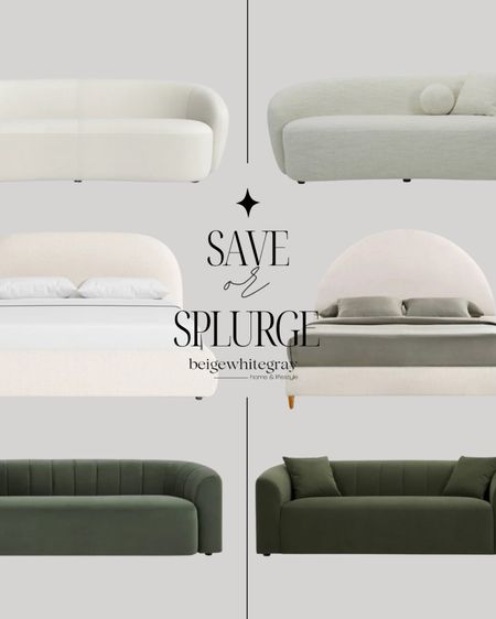 Save or splurge? Get the designer look for less from Walmart on these beautiful and on trend furniture. I love these curved pieces from the sofa’s to the curved bed!! 

#LTKstyletip #LTKsalealert #LTKhome