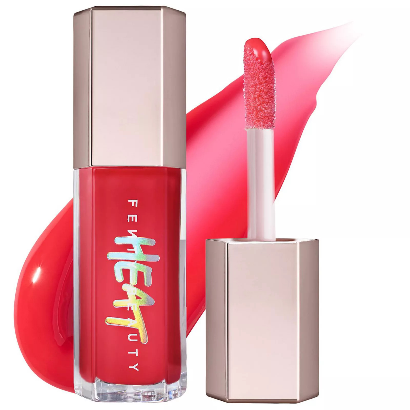 FENTY BEAUTY by Rihanna Gloss Bomb Heat Universal Lip Luminizer + Plumper, Size: 0.3 FL Oz, Red | Kohl's