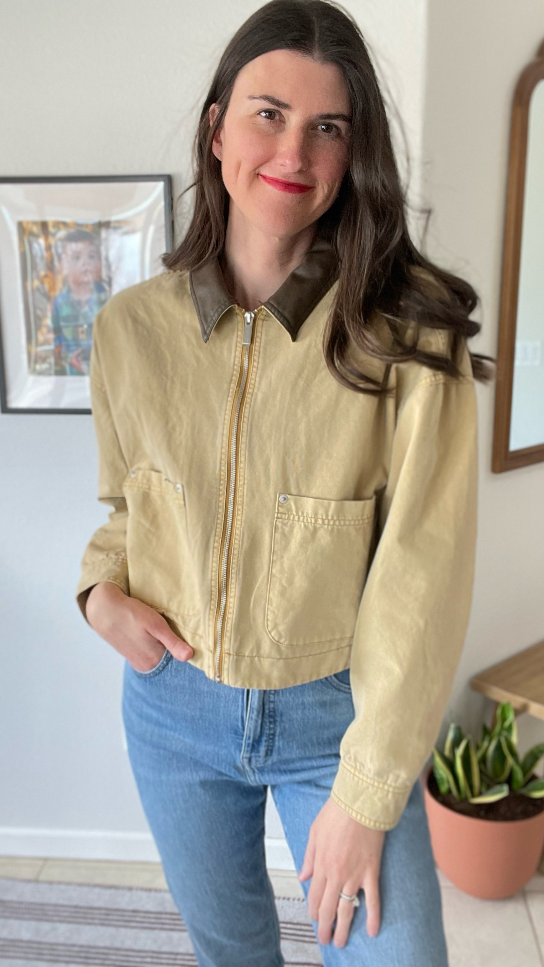 Two great neutrals to transition into spring with! Obsessed with the barn jacket trend!!! This is the one to get when it comes back in stock!!! Also this is my favorite sweater vest!!

#LTKOver40 #LTKFindsUnder50 #LTKSeasonal