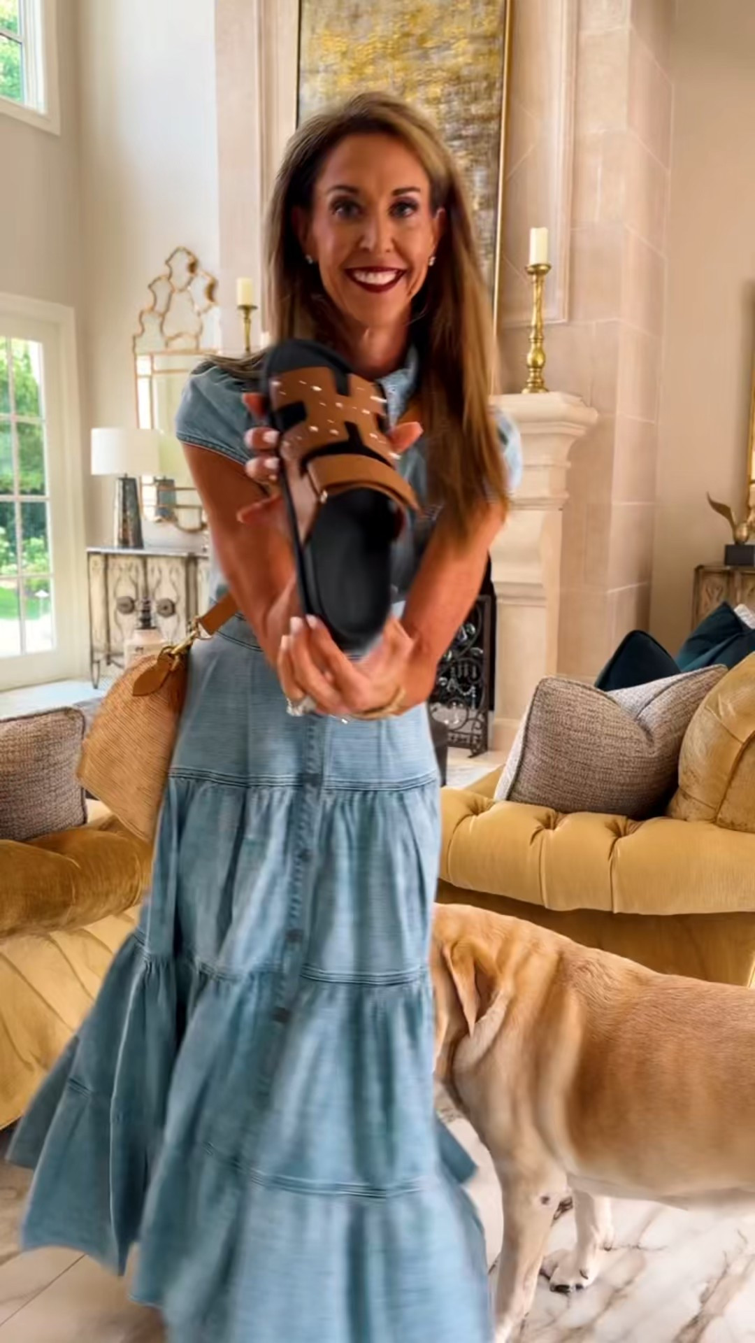 Alice and Olivia Denim dress for brunch, lunch or Date night!

#LTKOver40 #LTKStyleTip