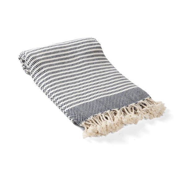 Zipper Turkish Towel / Throw | Olive and Linen LLC