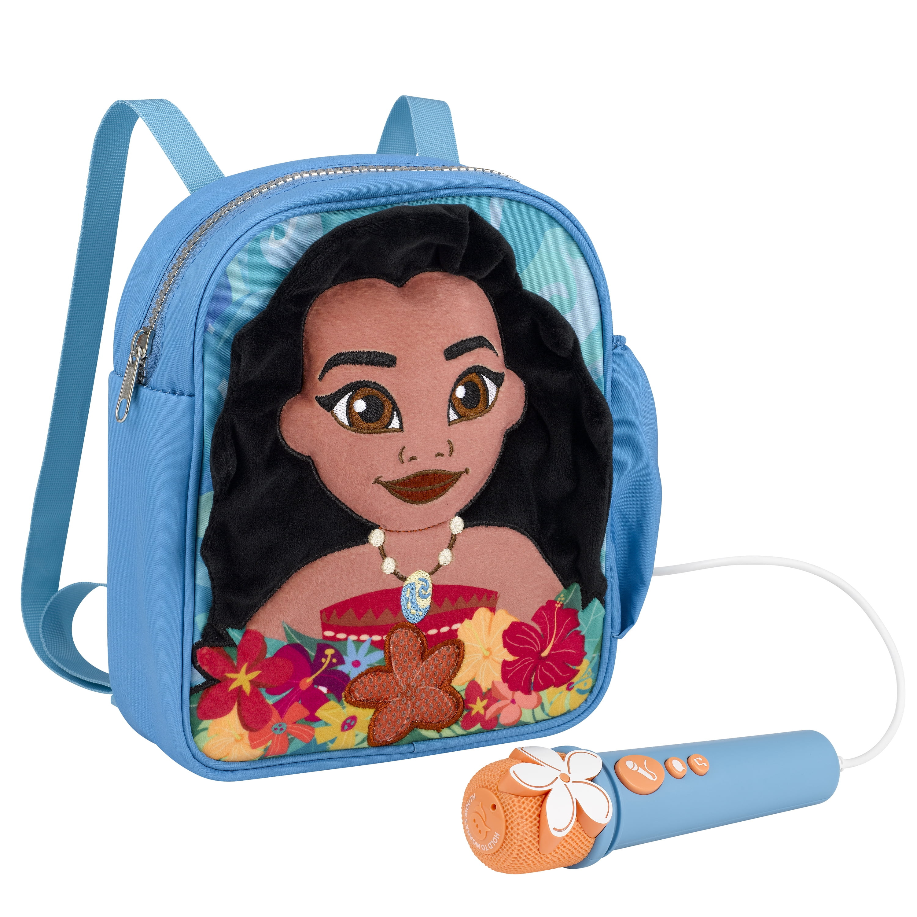 Disney Moana Bluetooth Sing Along Boombox with Karaoke Microphone and Lights - Walmart.com | Walmart (US)