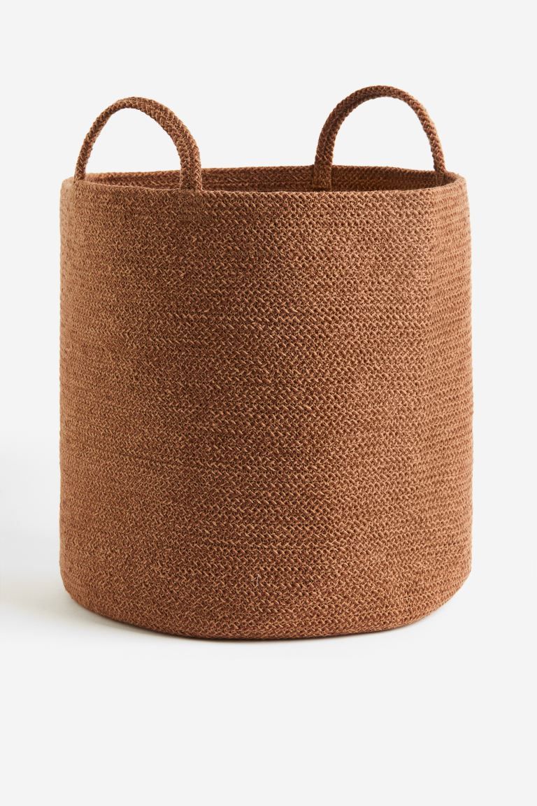 Cotton Storage Basket - Brown - Home All | H&M US | H&M (US + CA)