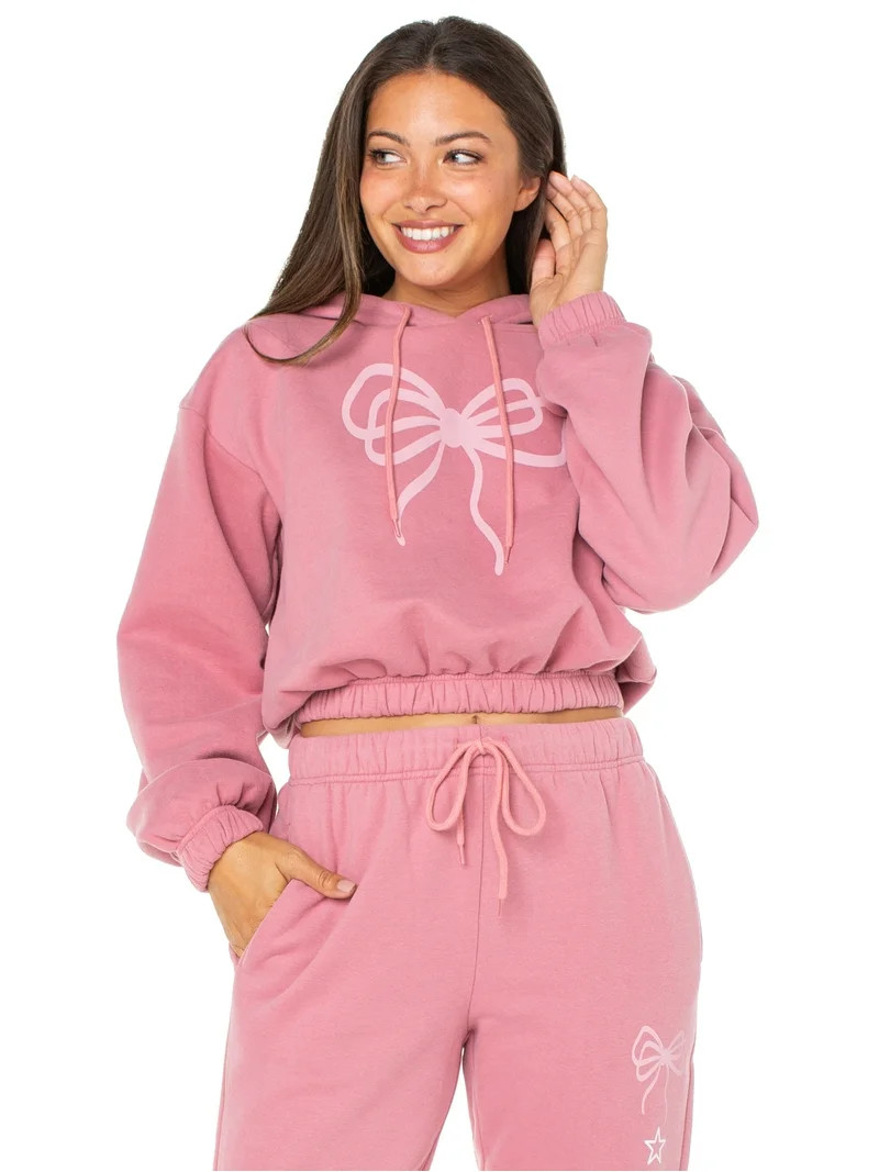 Celebrity Pink Women's and Women's Plus Fleece Pullover Sweatshirt, Sizes XS-4X | Walmart (US)