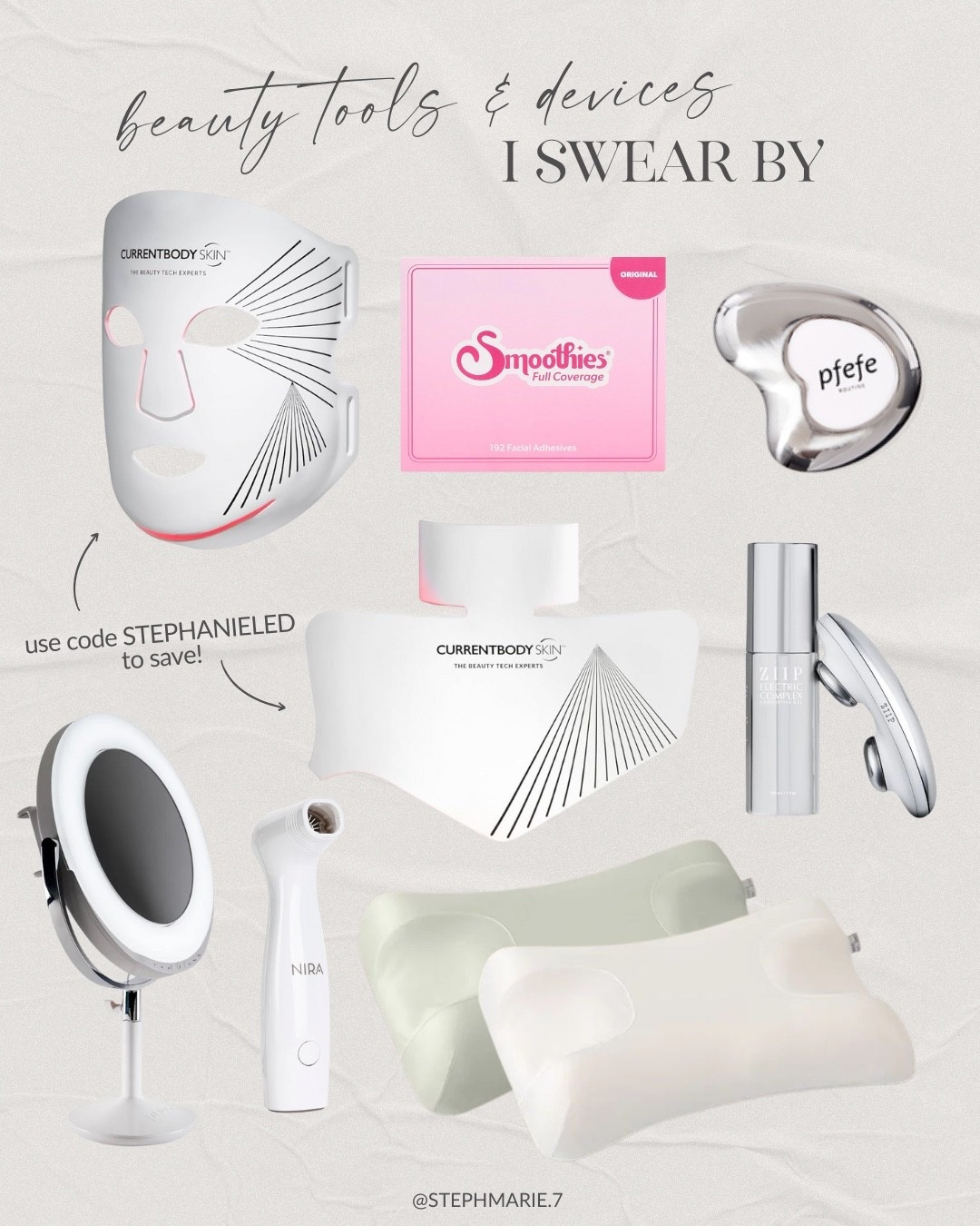 The beauty tools & devices I swear by! Use code STEPHANIELED to save on Currentbody 💕

#LTKSeasonal #LTKBeauty