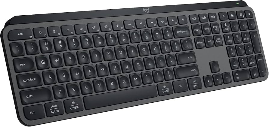 Logitech MX Keys S Wireless Keyboard, Low Profile, Quiet Typing, Backlighting, Bluetooth, USB C R... | Amazon (US)