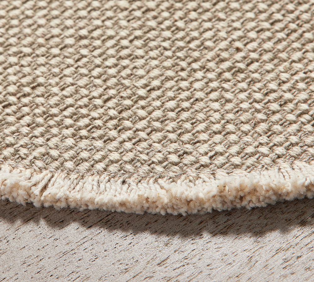 Mason Handwoven Cotton Fringe Round Placemats - Set of 4 | Pottery Barn (US)