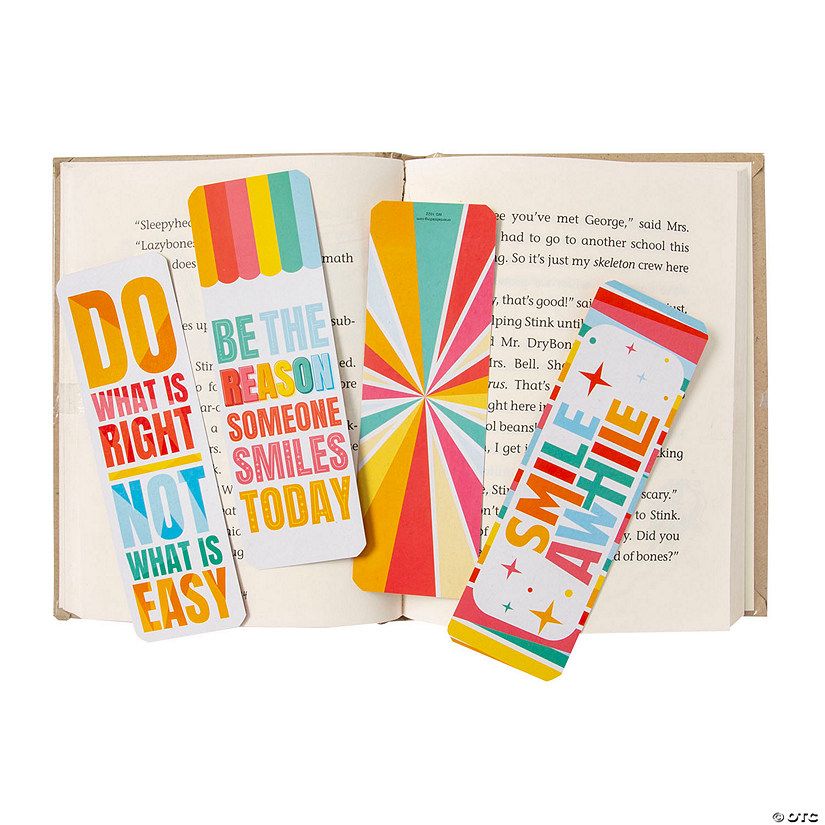 Bulk 48 Pc. Happy Day Bookmarks | Oriental Trading Company