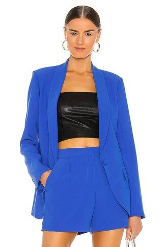 Amanda Uprichard Jane Blazer in Cobalt from Revolve.com | Revolve Clothing (Global)