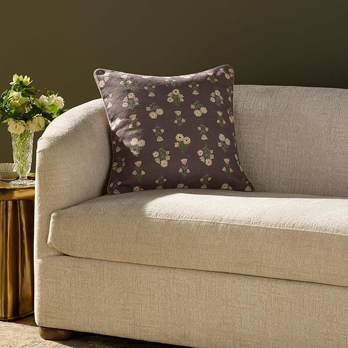 Loloi Chris Loves Julia Posie Collection PCJ0039 Mauve/Multi 20'' x 20'' Cover w/Poly Pillow | Amazon (US)