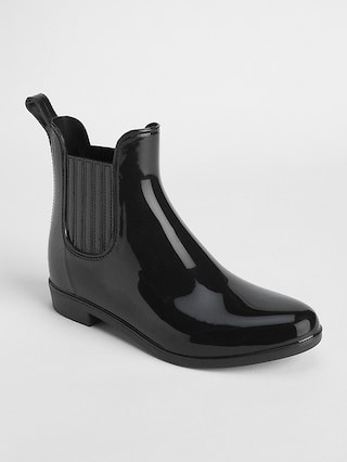 Gap Womens Rain Booties Black Ink Size 10 | Gap US