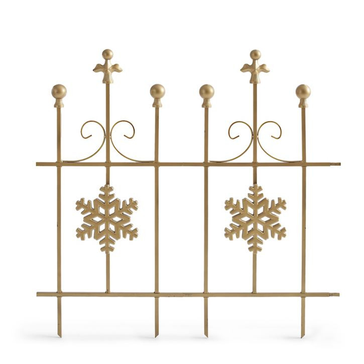 Snowflake Metal Fence | Grandin Road | Grandin Road