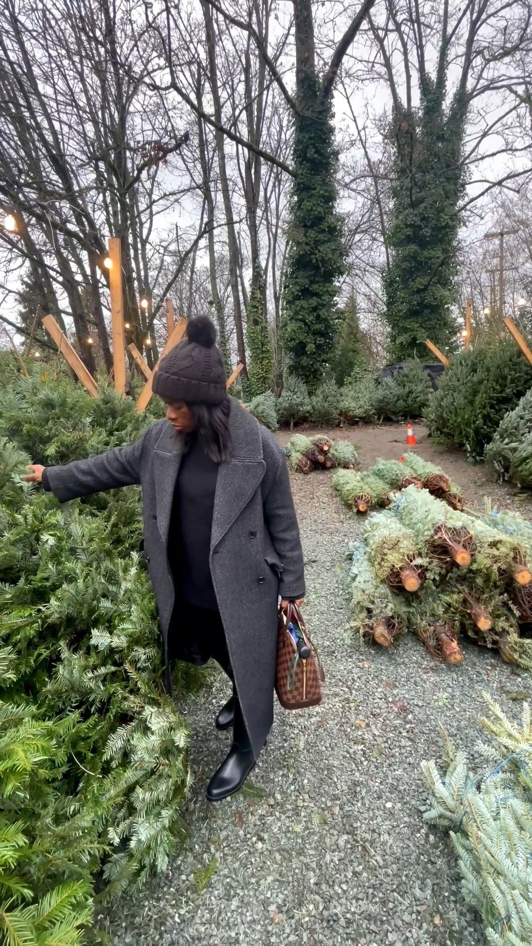 Christmas tree shopping with my Mom. 

#LTKHoliday #LTKdayinmylife