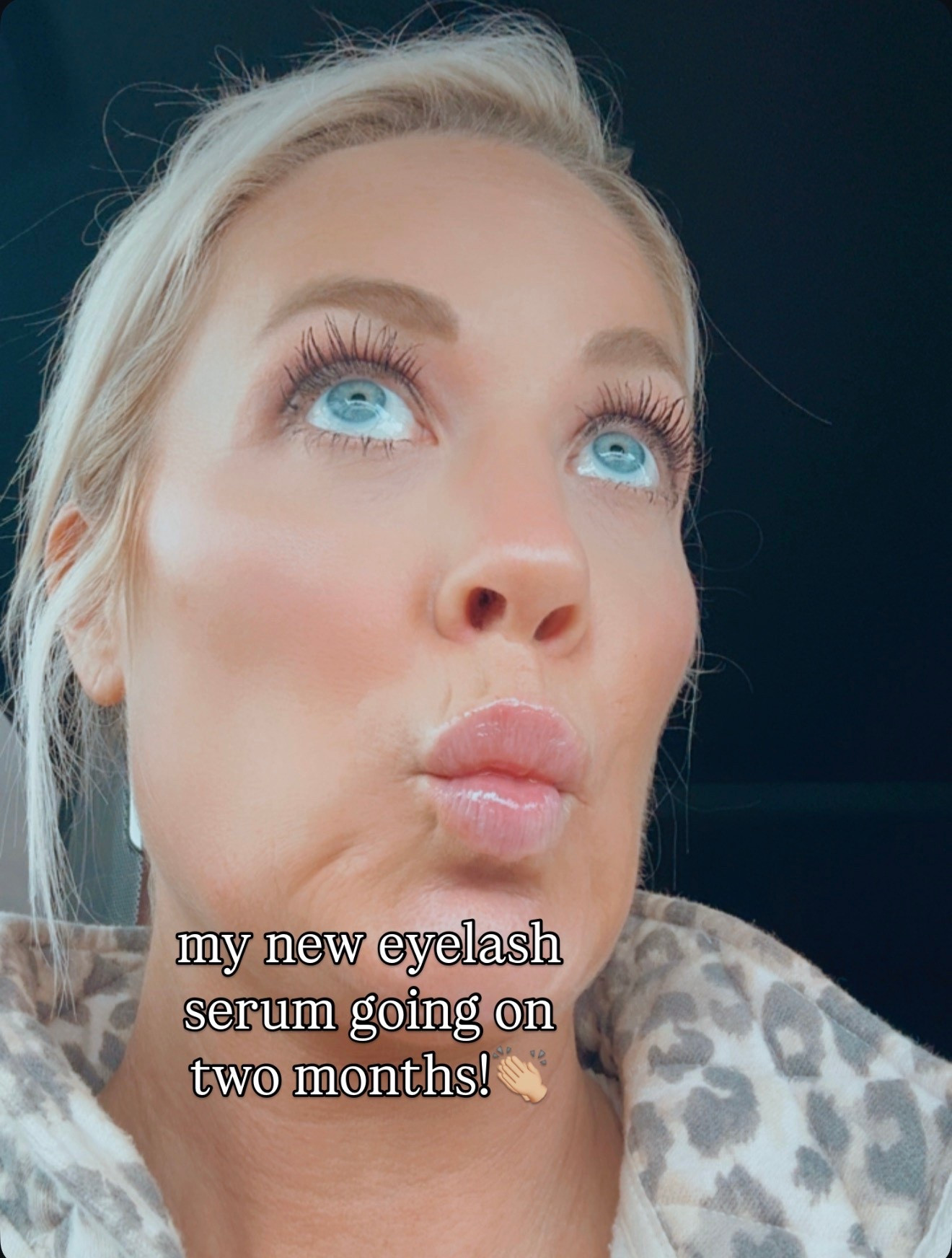 Loving this new eyelash serum that’s working better than my previous one 