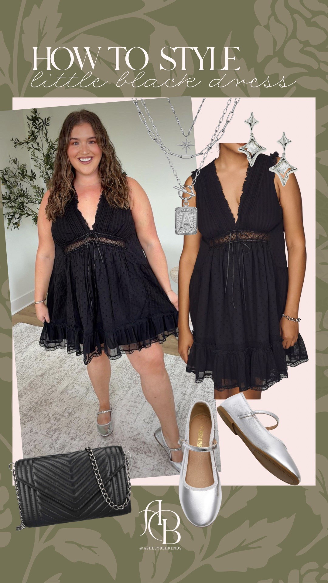 This @Anthropologie little black dress is a 100% worth it splurge in my book. I felt so confident while wearing it. The silver accessories popped with the lace on the dress. I wore my shapewear to hold me, I love that I was still super comfortable in it. 
Plus size approved dress, little black dress

#LTKPlusSize #LTKSeasonal