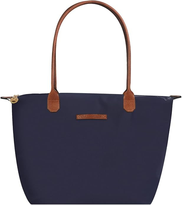 Waterproof Nylon Tote bag for Women Lightweight Designer Handbag with Zipper Stylish and Durable ... | Amazon (US)