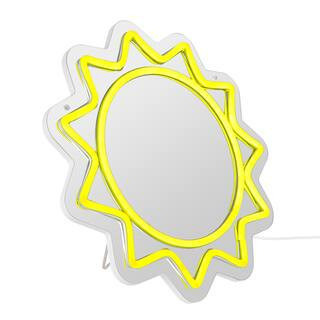 12" Yellow LED Neon Light Sun Mirror by Ashland® | Michaels® | Michaels Stores