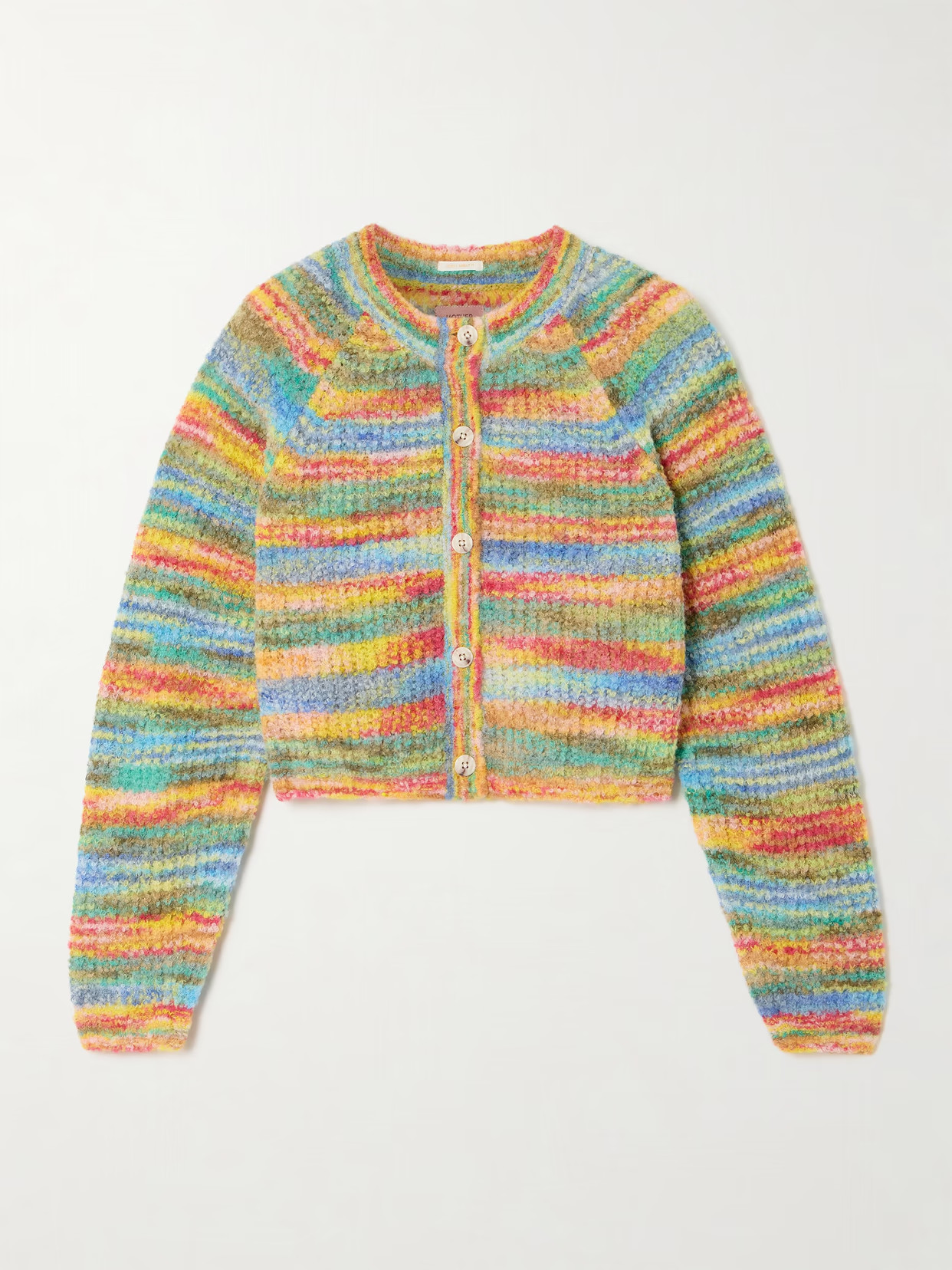 Cropped alpaca-blend cardigan | NET-A-PORTER (UK & EU)