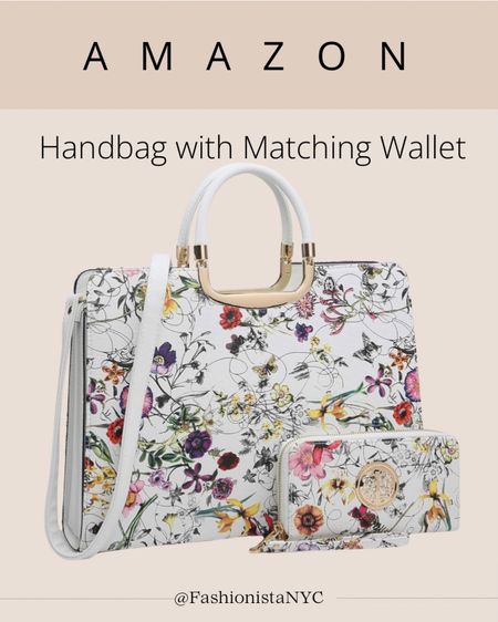 Perfect for Spring!!! 🌼 
14” Floral Handbag with matching wallet - Sold in a large variety of solid and print color choices!!! 
Spring Fashion - Wedding Guest - IT Bag - Amazon - Work Outfit - WorkWear - Maternity 

Follow my shop @fashionistanyc on the @shop.LTK app to shop this post and get my exclusive app-only content!

#liketkit #LTKstyletip #LTKitbag #LTKworkwear
@shop.ltk
https://liketk.it/4yAZH
