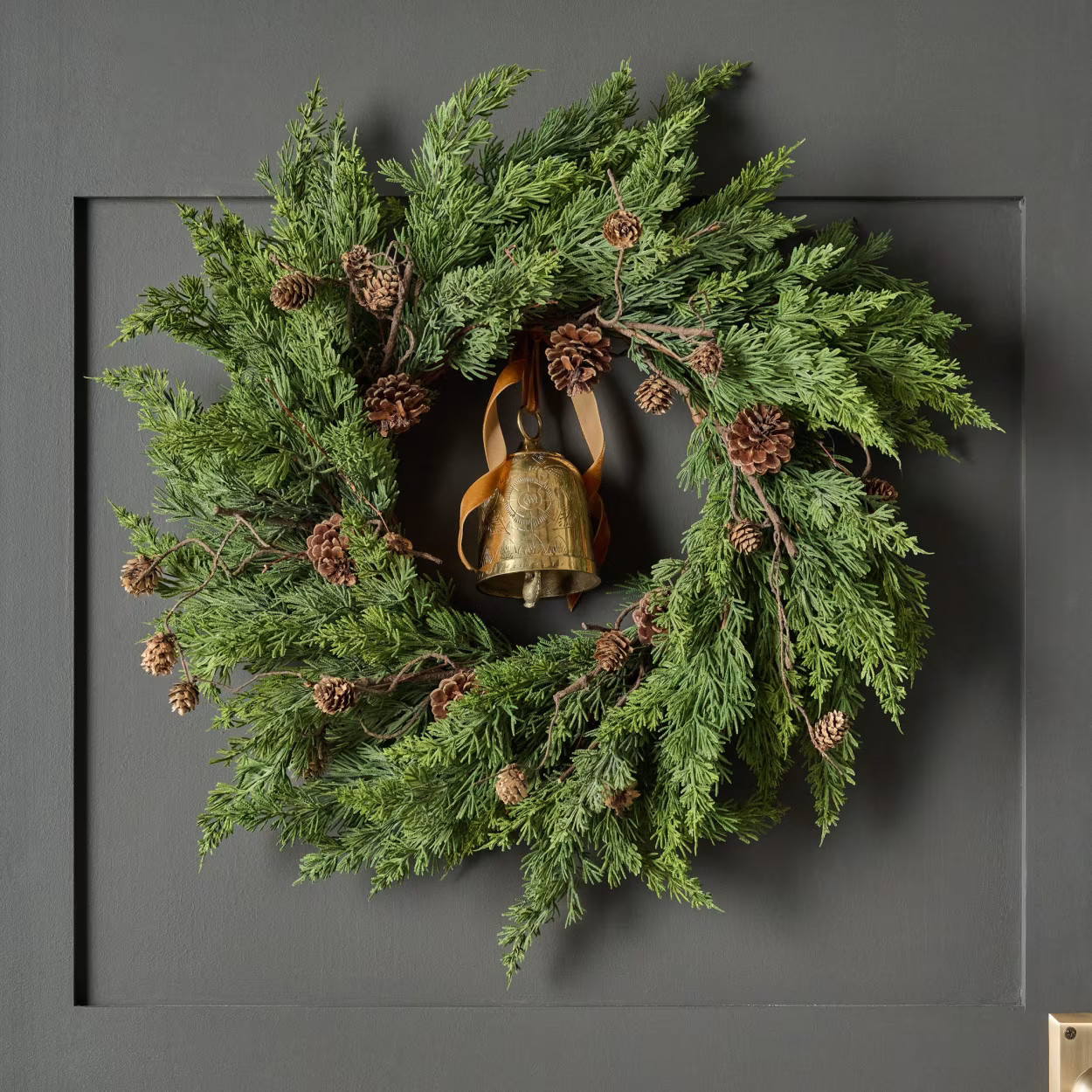 Real Touch Maeve Pine Wreath | Magnolia