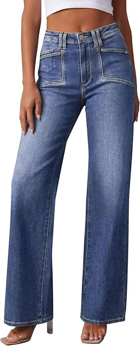 PRETTYGARDEN High Waisted Wide Leg Jeans for Women 2026 Trendy | Amazon (US)