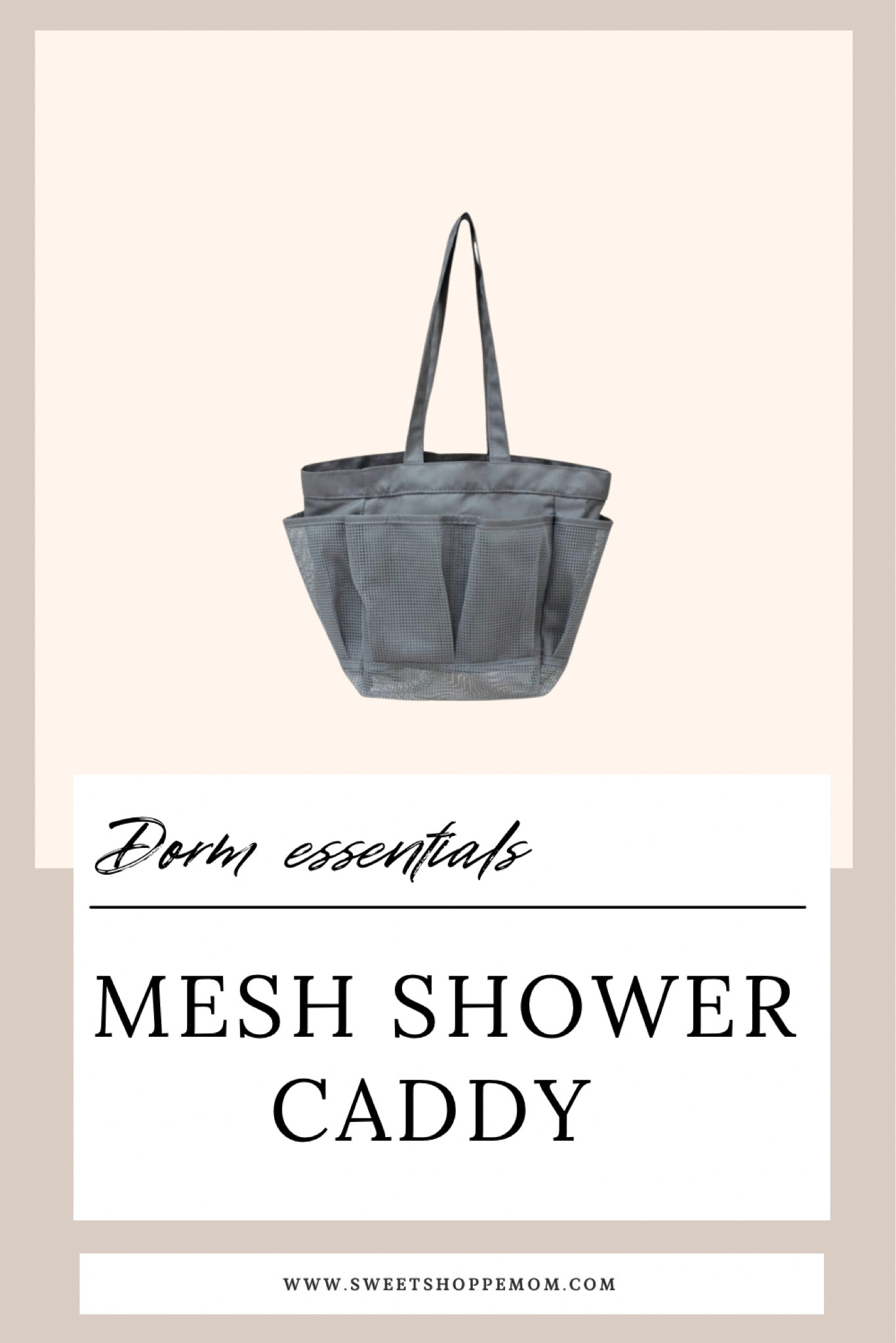 Dorm room essentials: mesh shower caddy 

#LTKBacktoSchool