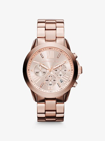 Oversized Rose Gold-Tone Watch | Michael Kors US