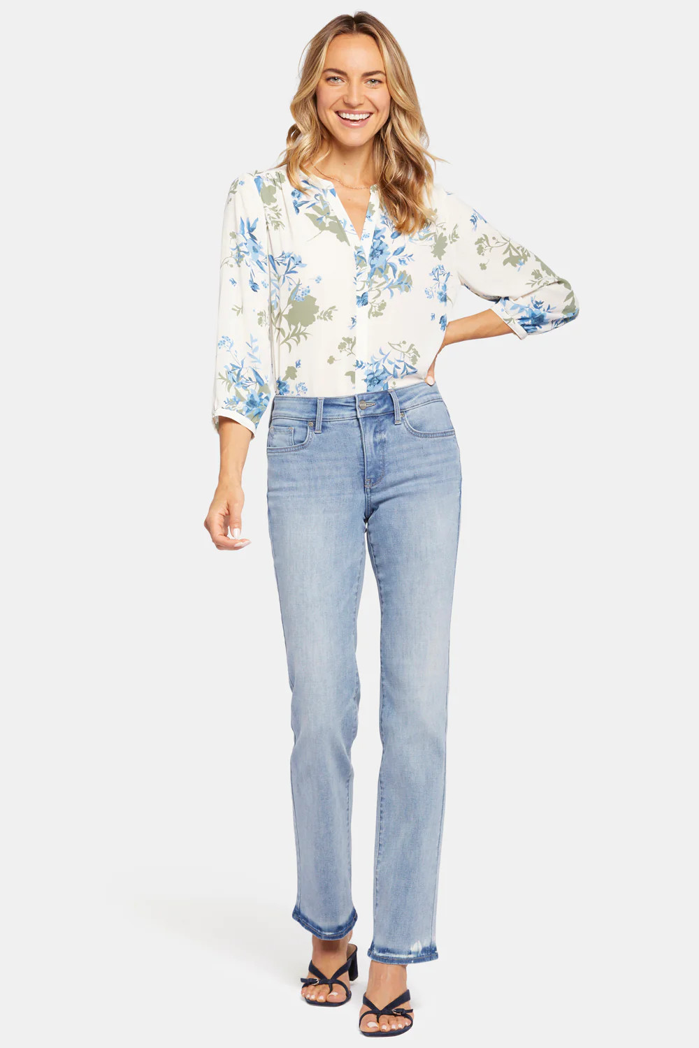 Marilyn Straight Jeans - New Wave | NYDJ