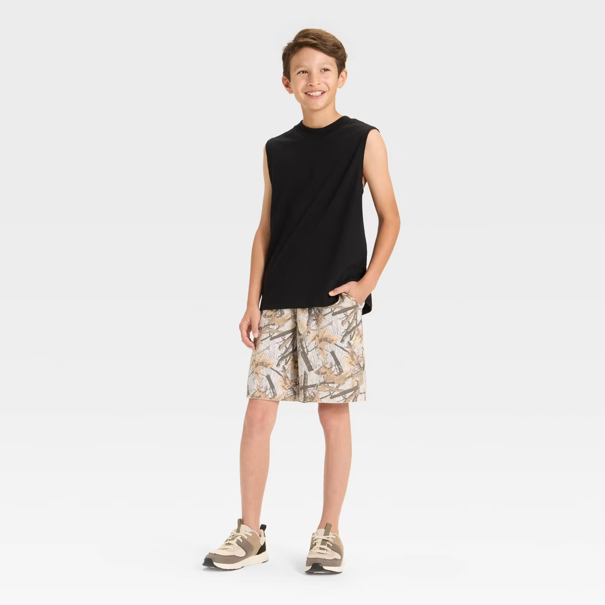 Boys' Mid-Rise Fleece Pull-On Shorts - art class™ | Target