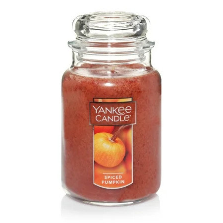 Yankee Candle Large Jar Candle, Spiced Pumpkin | Walmart (US)
