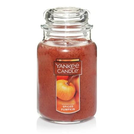 Yankee Candle Large Jar Candle, Spiced Pumpkin | Walmart (US)