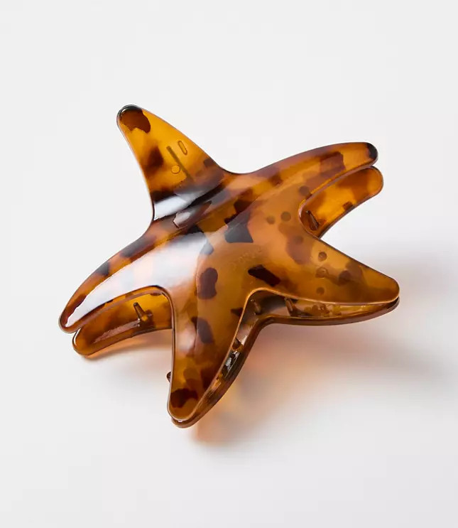 Tortoiseshell Print Starfish Claw Hair Clip | LOFT