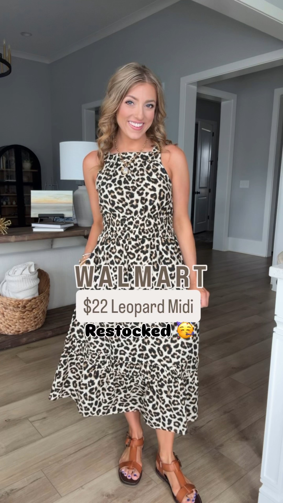 My very favorite midi dress arrival has been restocked in the leopard print 🥳 so excited, I had to share! It’s only $22 and comes in six print and color options. Runs TTS! I’m 5’2 and wearing the xs. It has Pockets, smocked stretchy waistband, higher neckline, and it’s just overall the perfect classic midi. I also love it in the yellow 💛 grab it before it’s gone again ☺️ 

Walmart fashion. Walmart finds. LTK under 50. 

#LTKStyleTip #LTKFindsUnder50