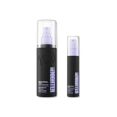 Urban Decay All Nighter Setting Spray Duo Bundle - Full Size (4 Fl Oz) & Travel Size (1 Fl Oz) - Natural Finish - Waterproof Makeup Setting Spray - Smudge-Proof, Transfer-Resistant - Makeup Primer Set | Amazon (US)