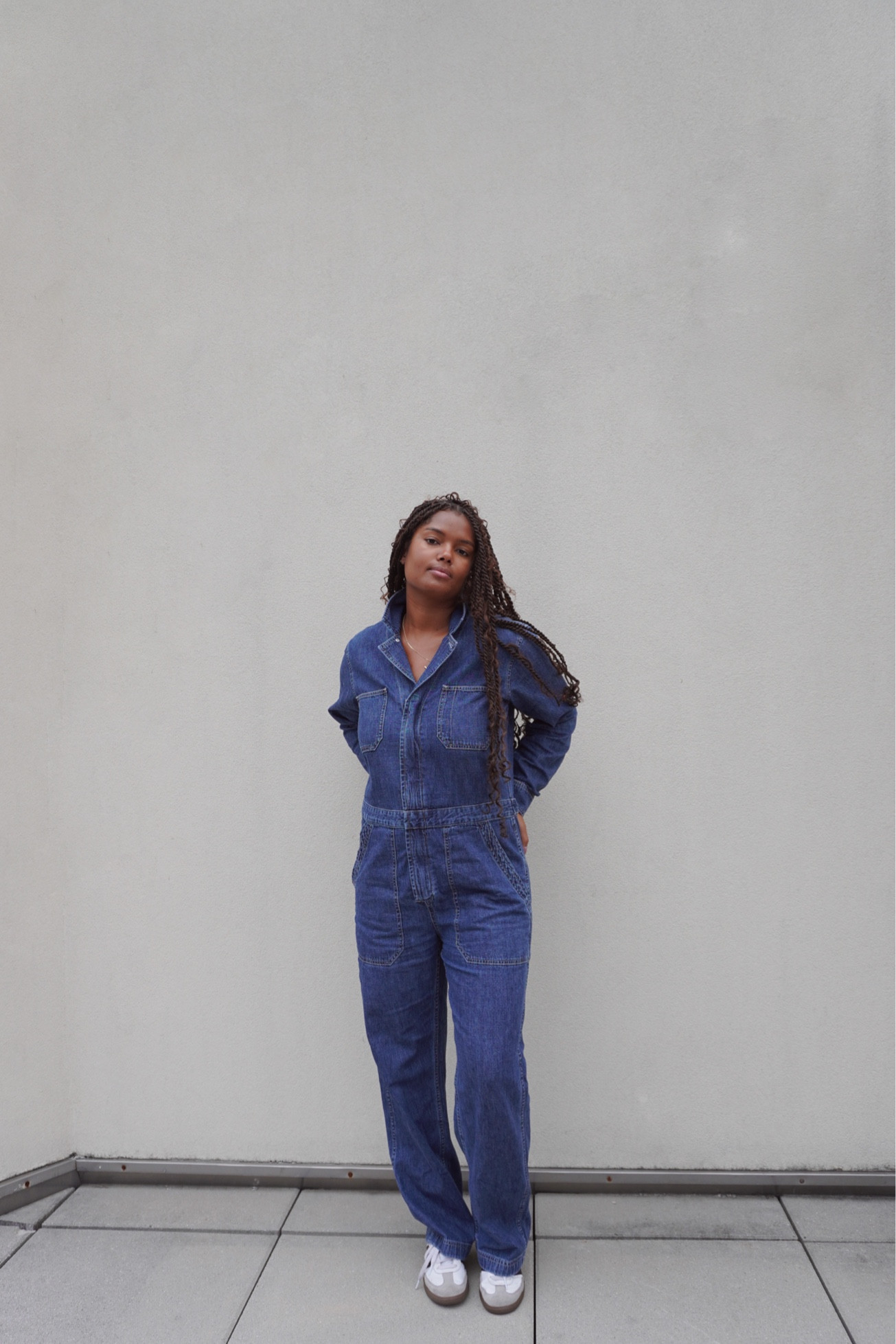 Denim jumpsuit! I’m wearing a medium 

#LTKWorkwear #LTKSeasonal