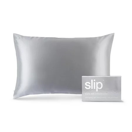 Slip Pure Silk Pillowcase Bedding Silver Queen | Walmart (US)